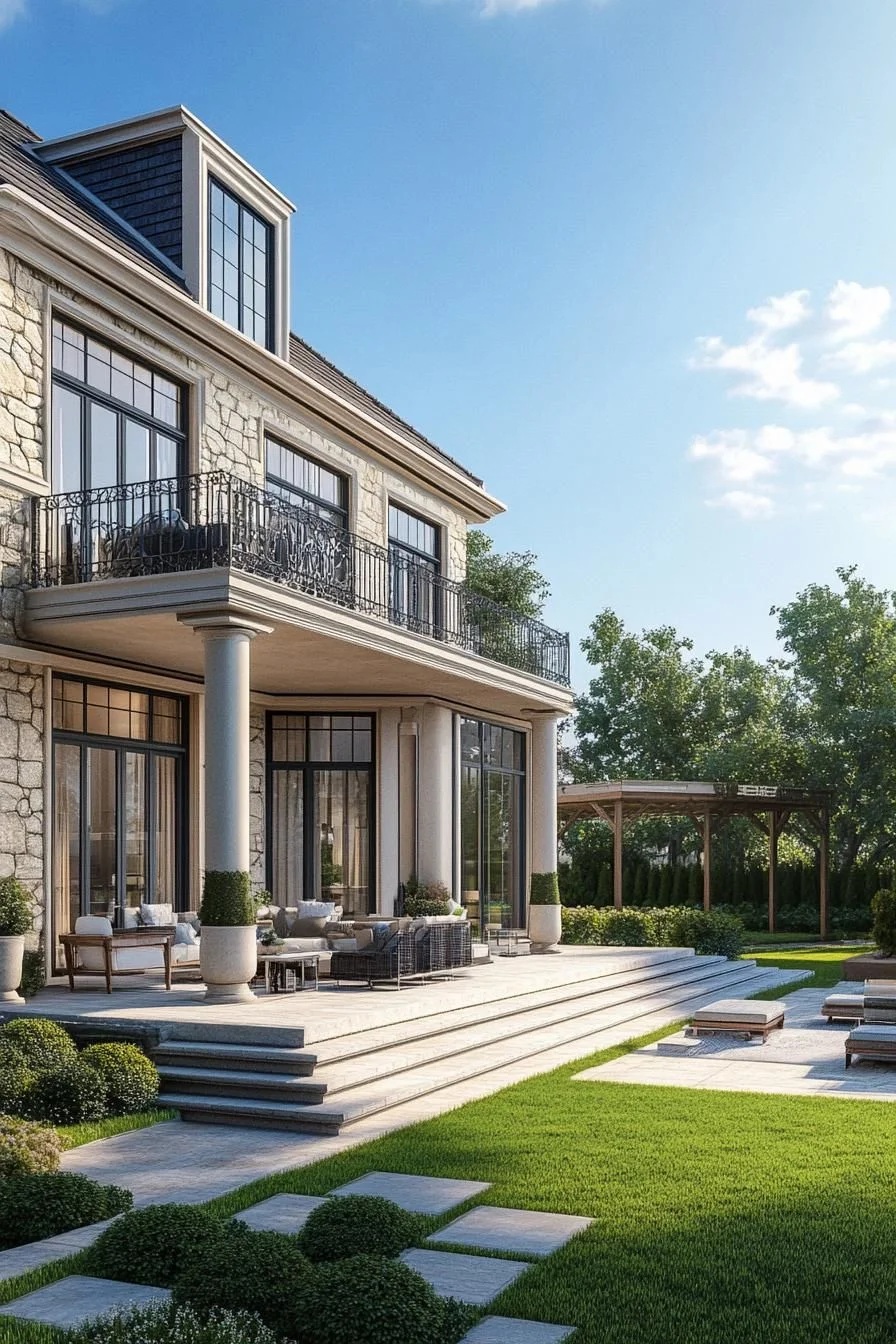 Splendid Stone Retreat with a Scenic Balcony