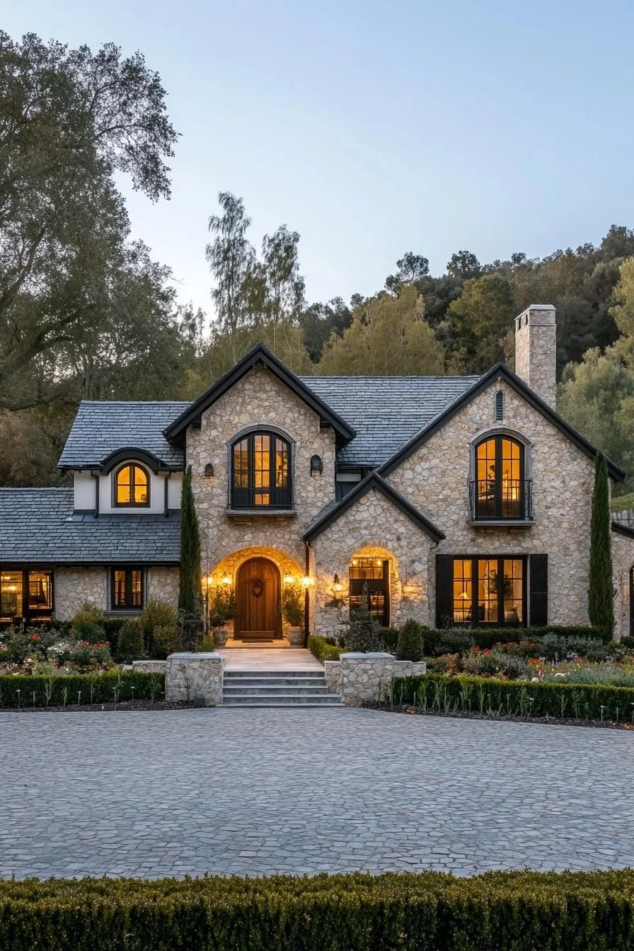 An Elegant Stone Farmhouse in the Country