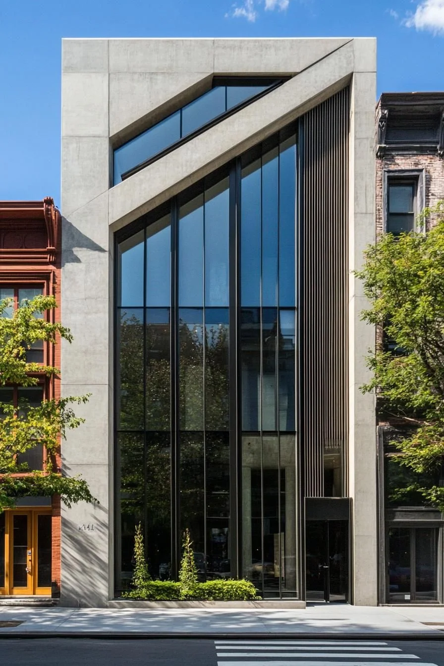 Sharp Concrete Angles in Urban Design
