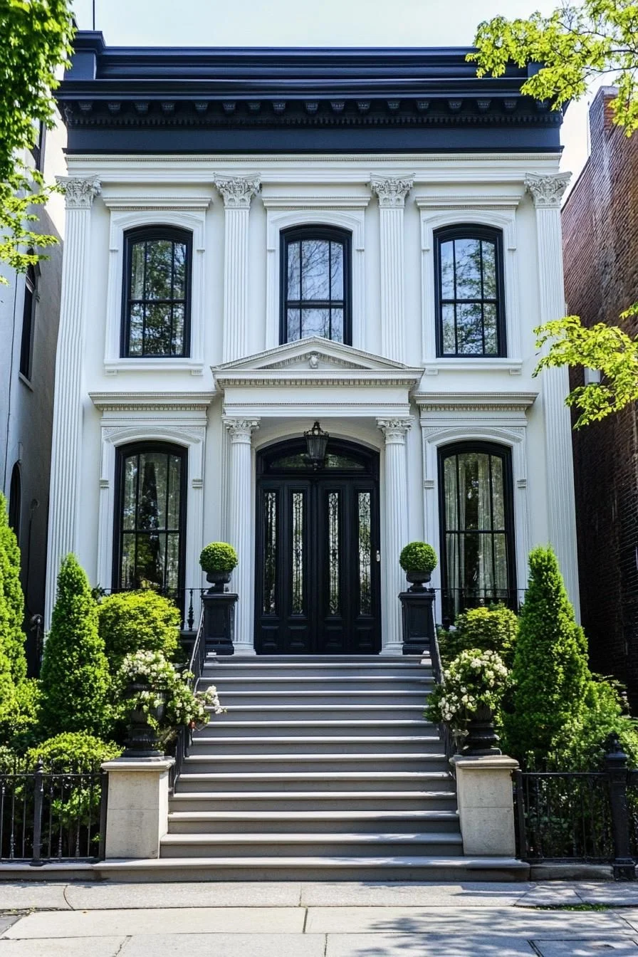 A Stately Neoclassical Manor Under Open Skies