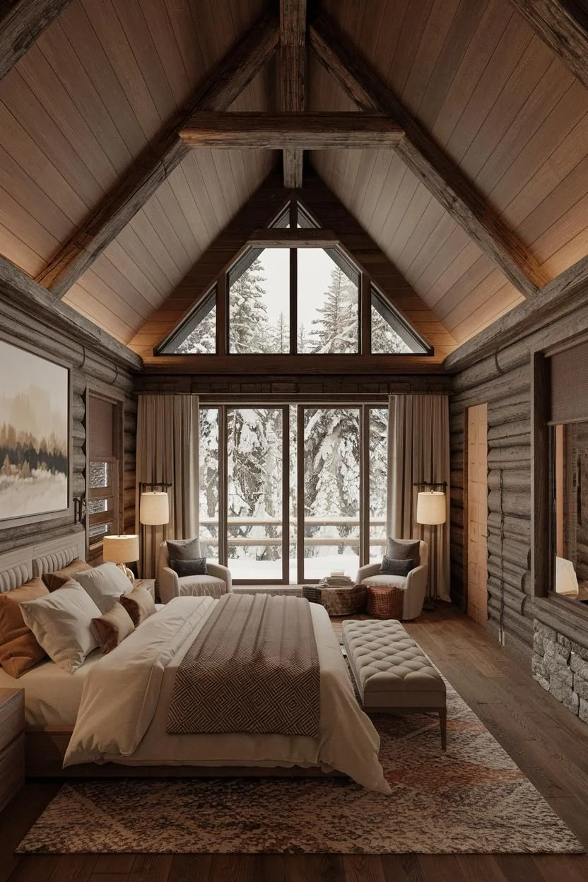 A Rustic Retreat Built From Logs