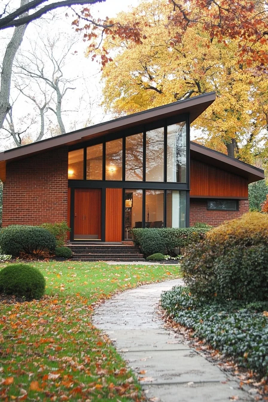 A-Frame Design Set in Autumn Colors