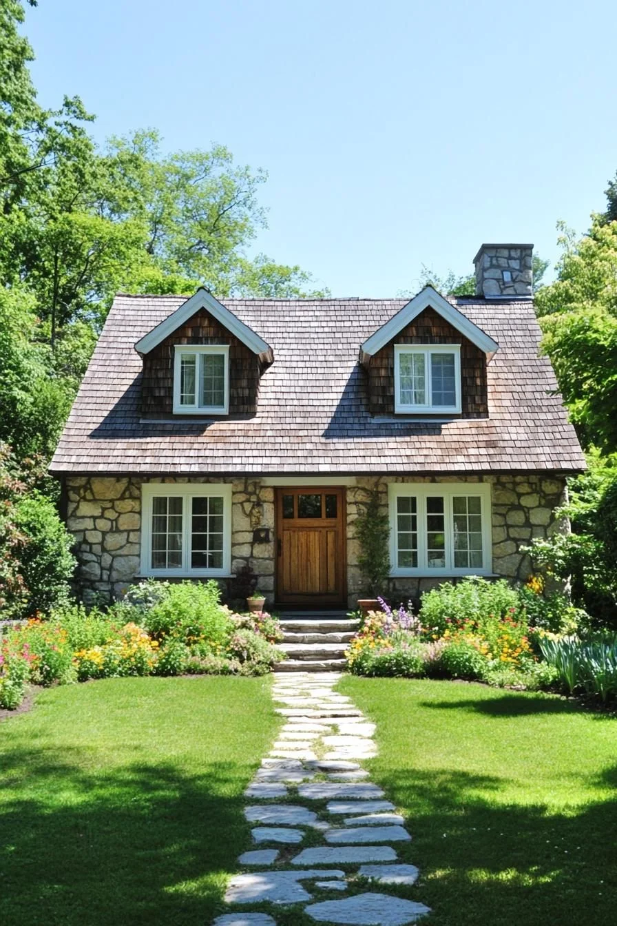 Fairy-Tale Cottage with a Garden Path