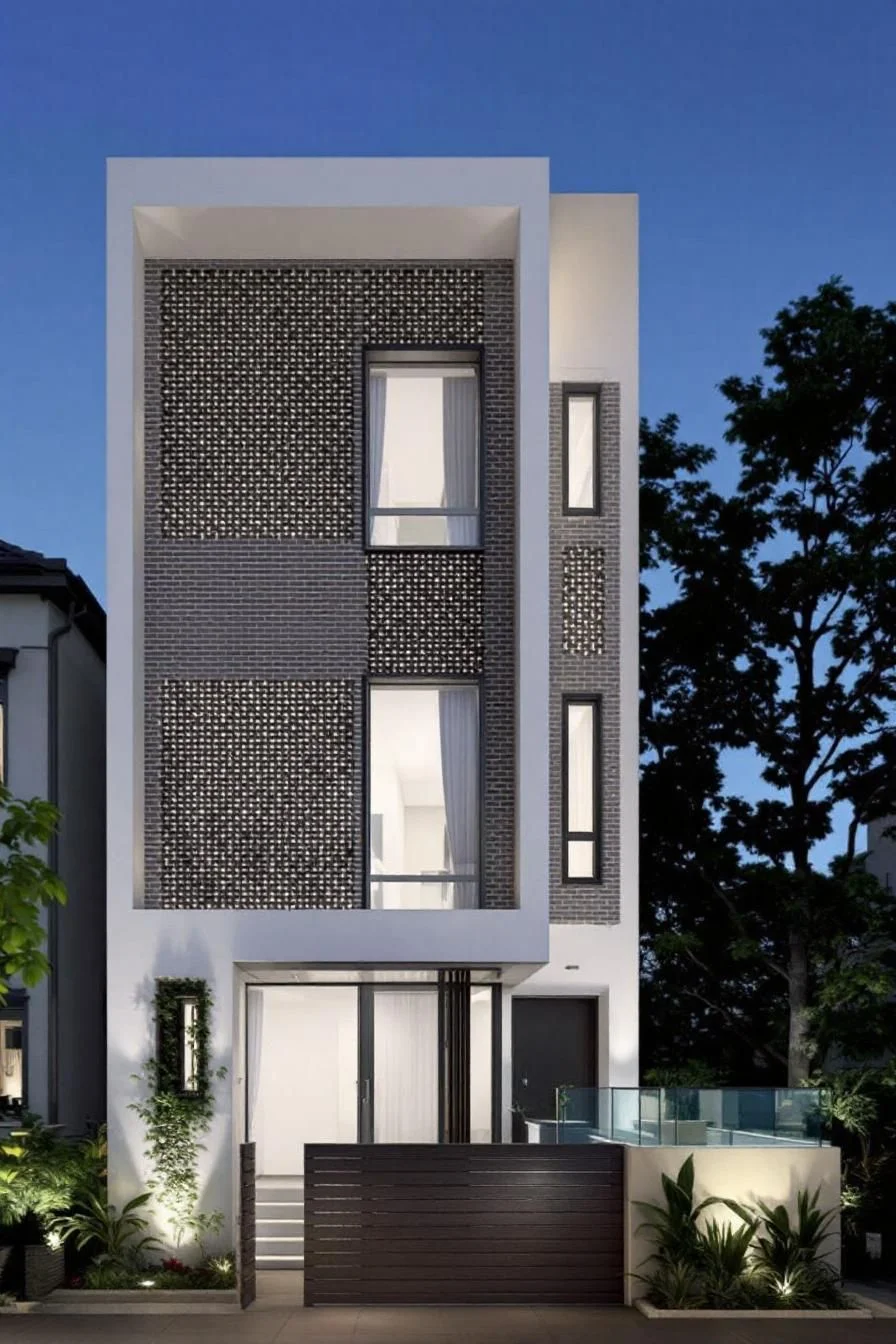 Boxy Elegance at Blue Hour