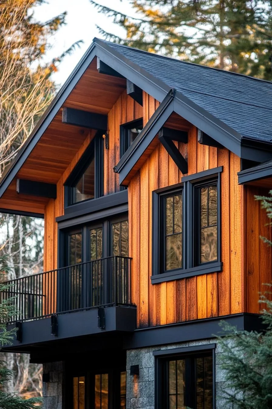 Rustic Wood Meets Modern Style