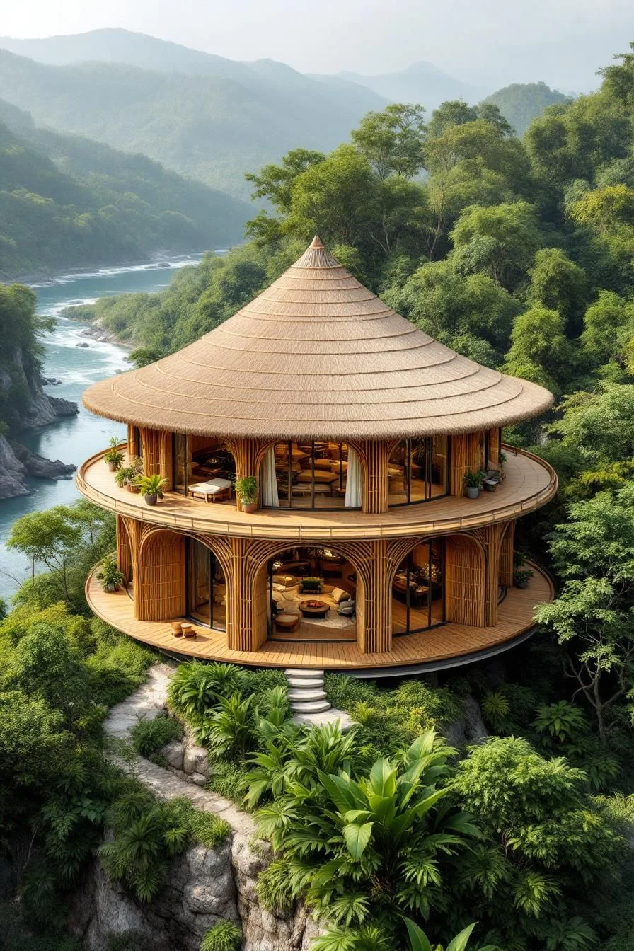 Bamboo Carousel: A Woodland Perch Retreat