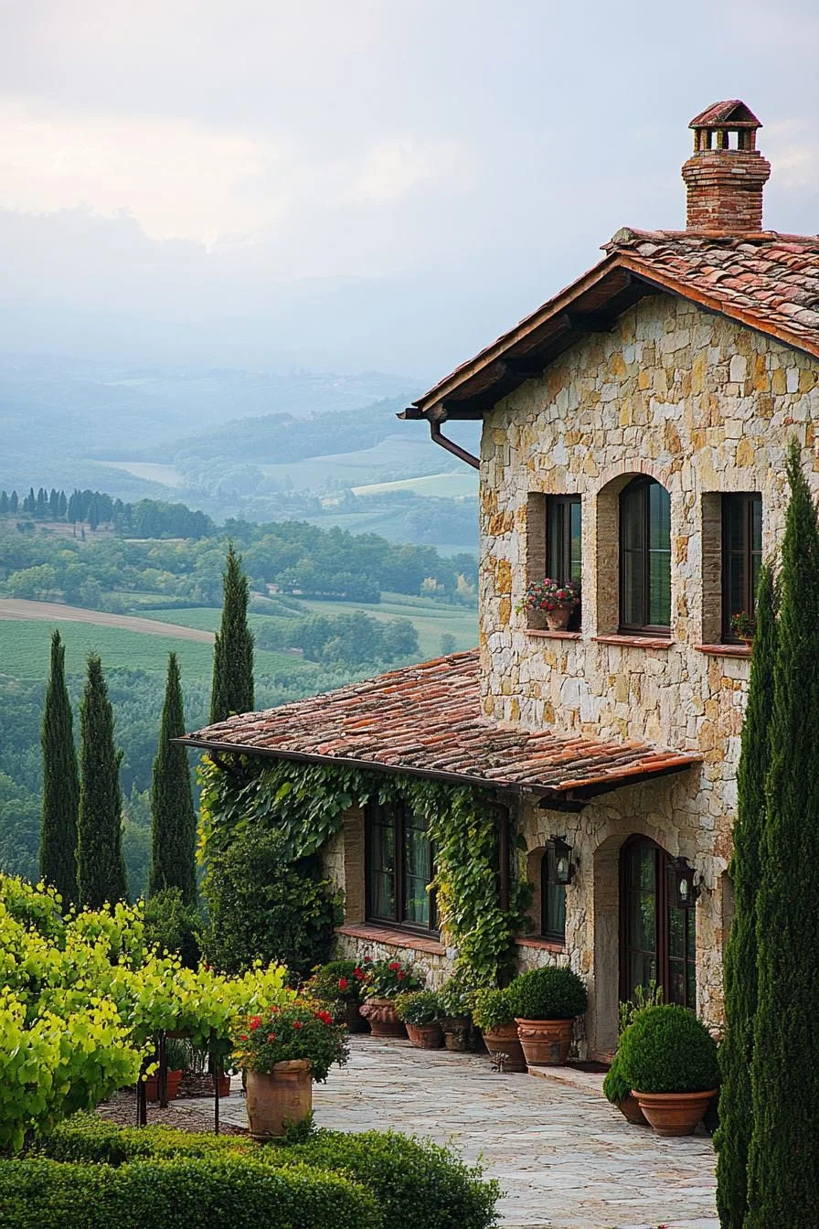 An Italian Villa Built on Rustic Charm