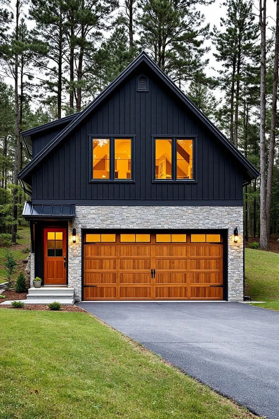 Cozy Cabin Garage House in the Woods