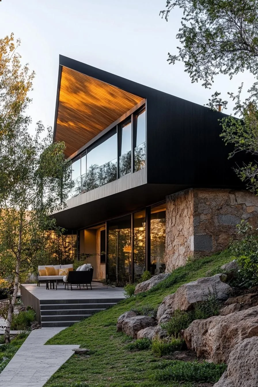 Rock-Studded Hillside Retreat