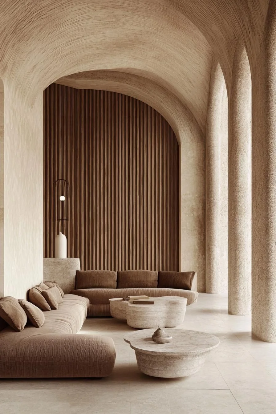 A Tranquil Alcove With Textured Grace