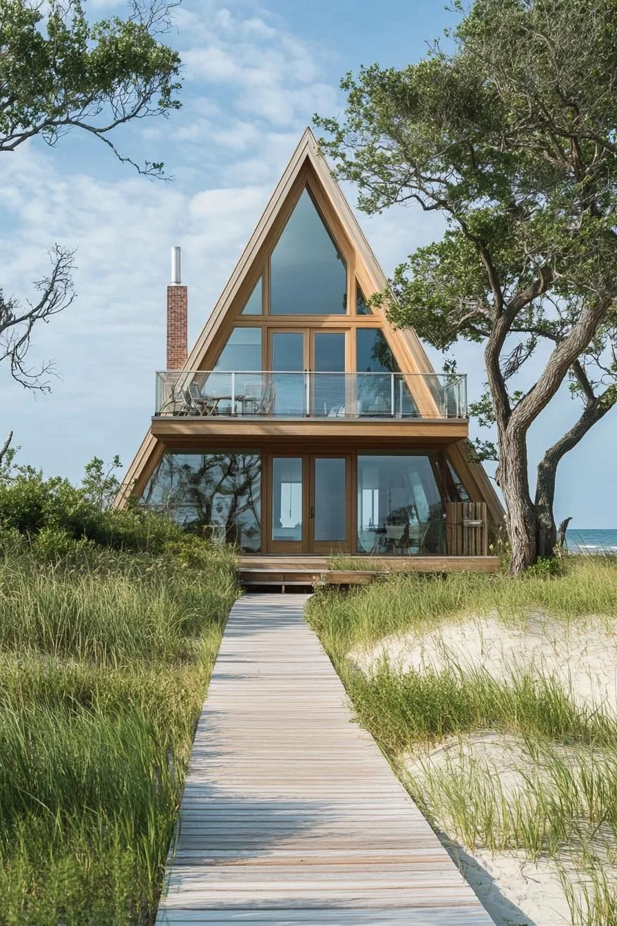 An A-Frame House by the Sea