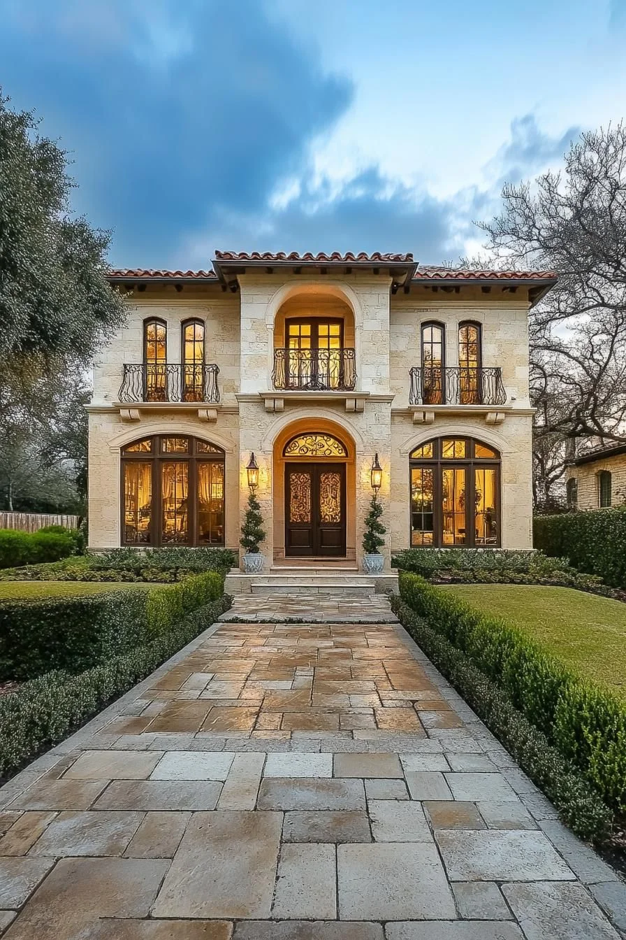 A Stately Mediterranean Retreat