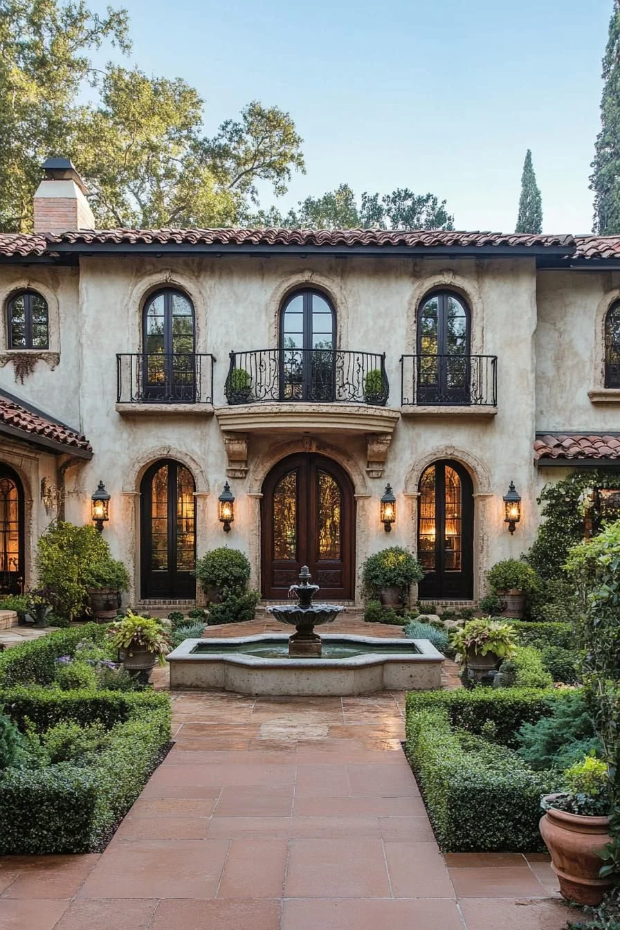 A Mediterranean Villa of Elegant Archways