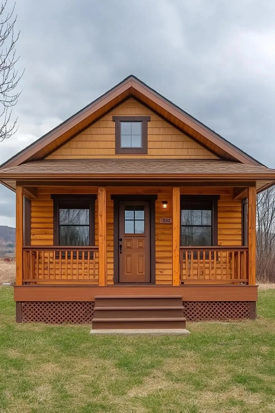 A Small Wooden Dream Cabin