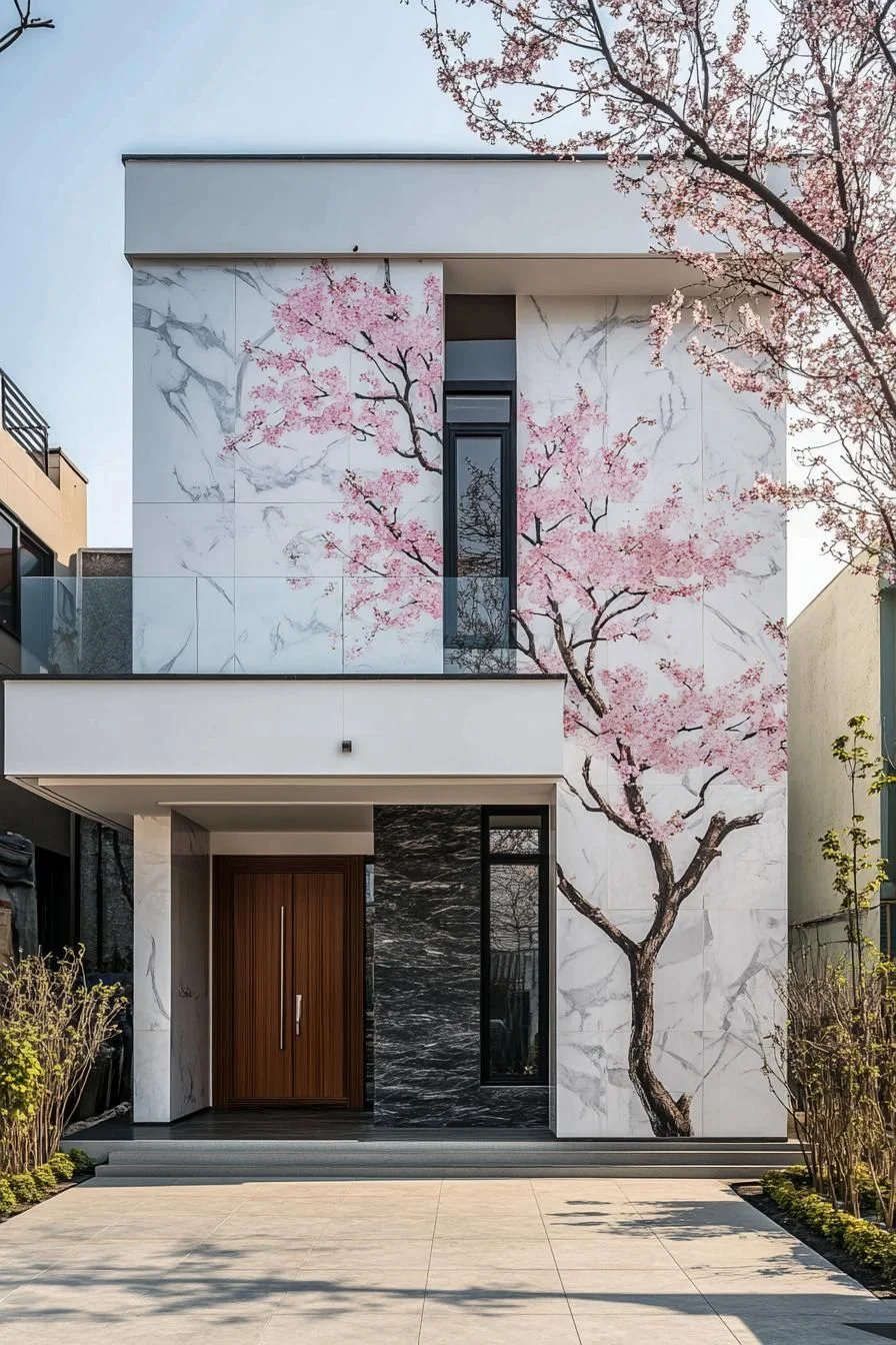 A Painted Abode of Cherry Blossoms