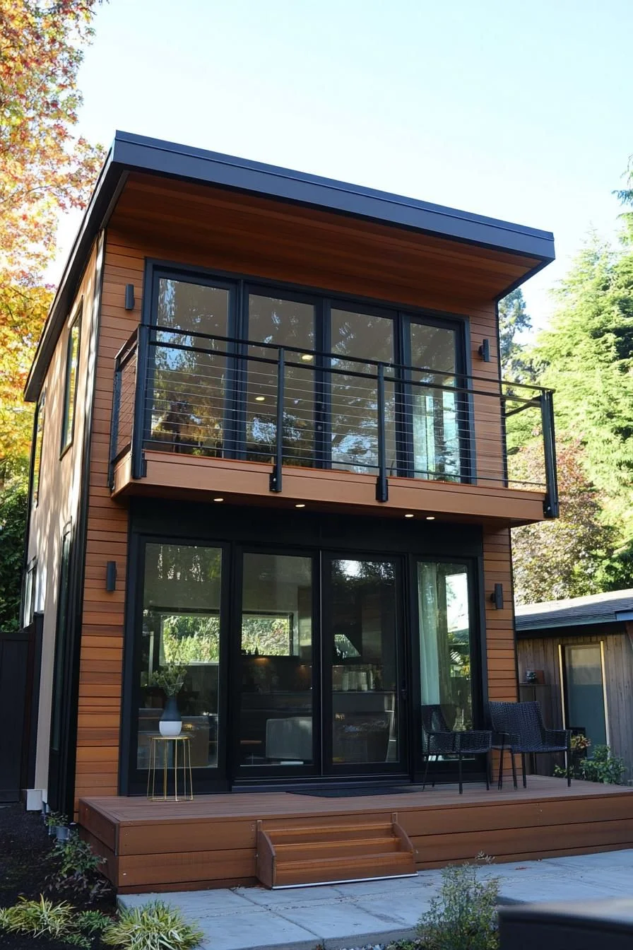 Bold Modern Luxury Tiny House Design