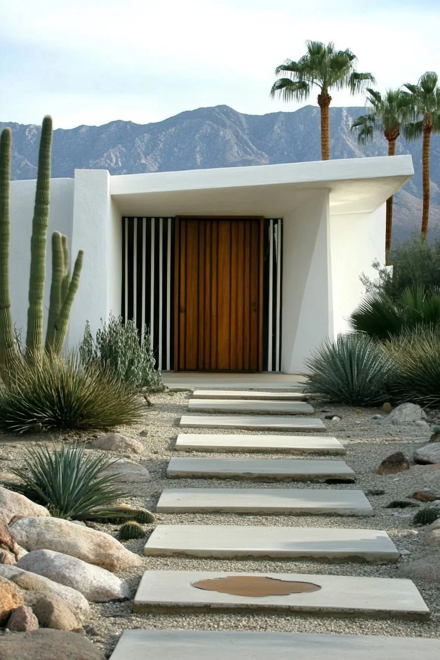 Cubes and Cacti Define This Mid-Century Home