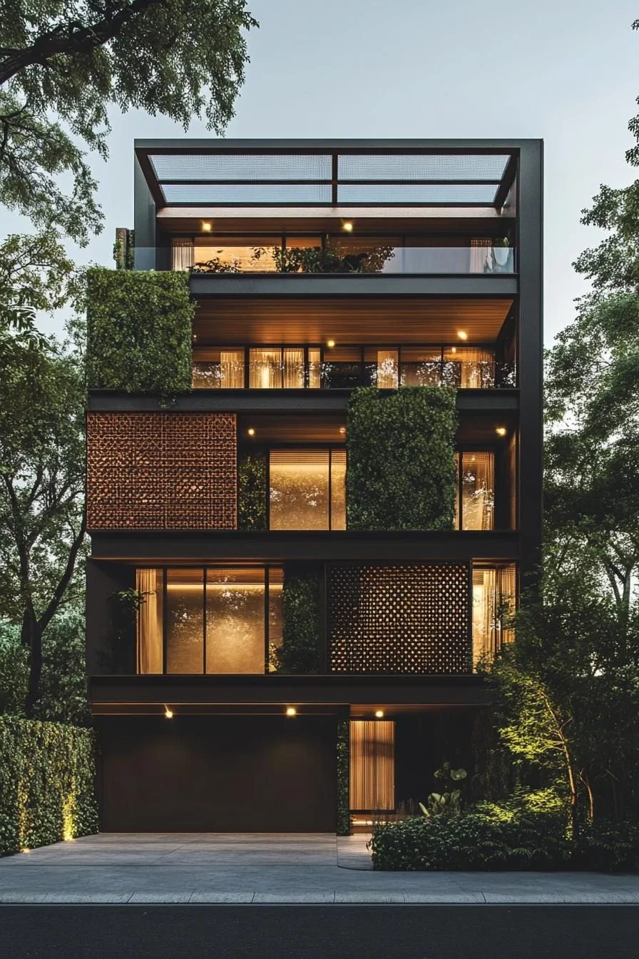 A Vertically Verdant Villa