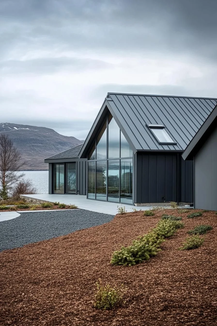 A Scandinavian Modern House by the Lake