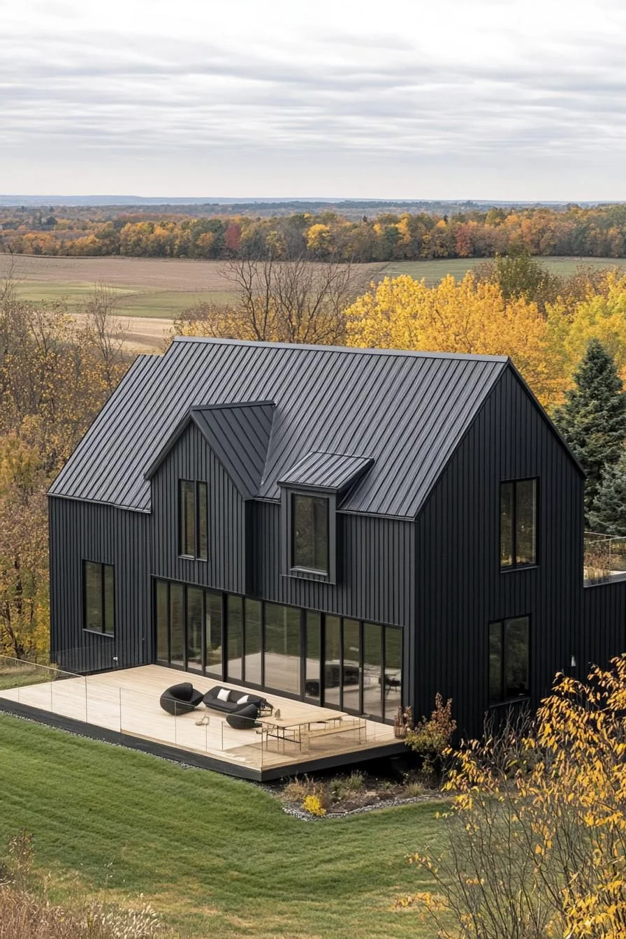 A Sleek Shelter Among the Fields