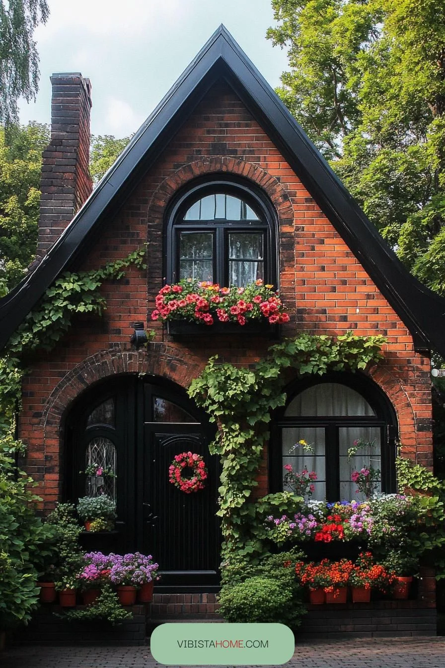 Brick Enchantment Full of Blossoms