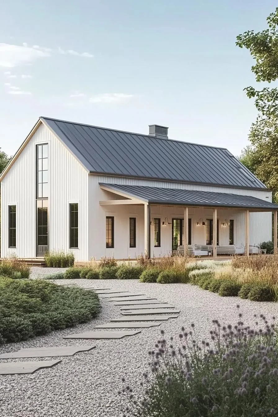 A Peaceful Farmhouse With a Grand Porch