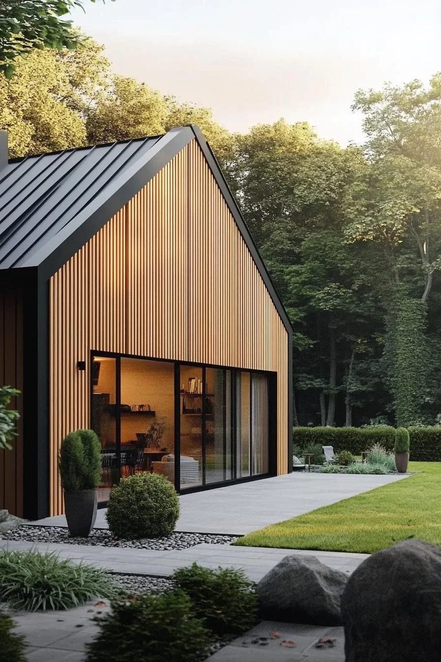 Gable House Set Within Nature