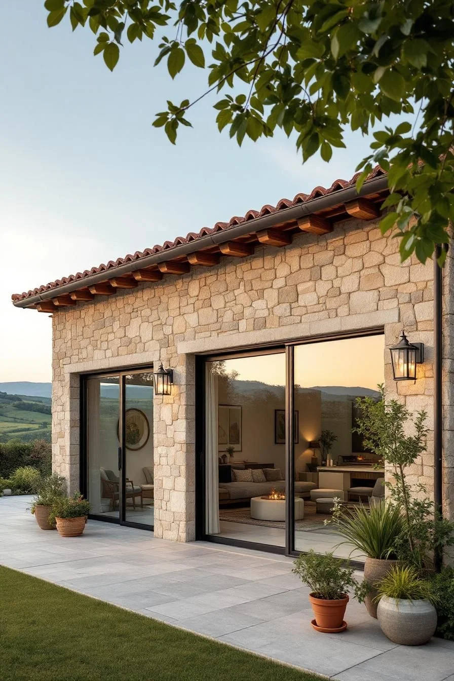 A Sun-Washed Stone Hideaway