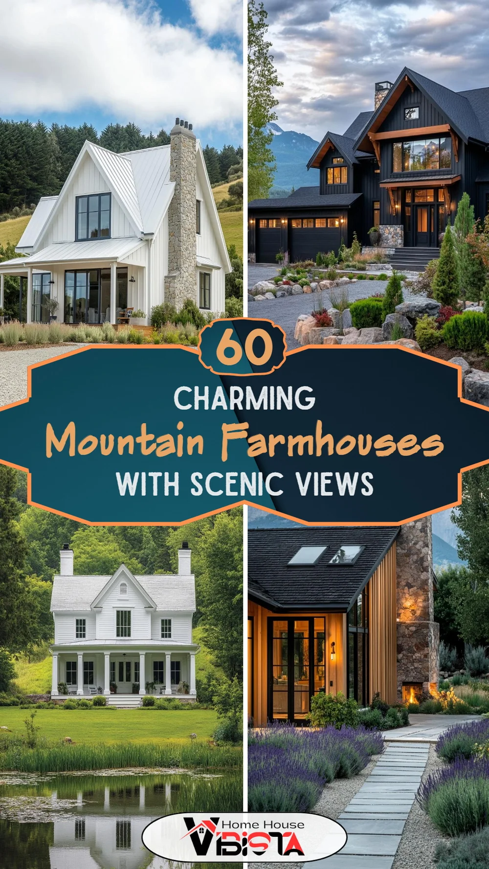 60 Charming Mountain Farmhouses&nbsp;with Scenic Views