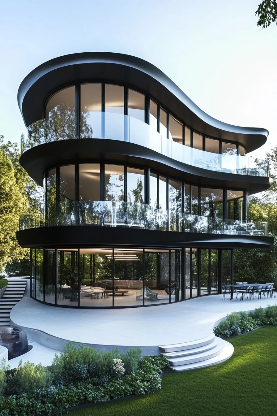 Sleek Serenity Painted in Curves