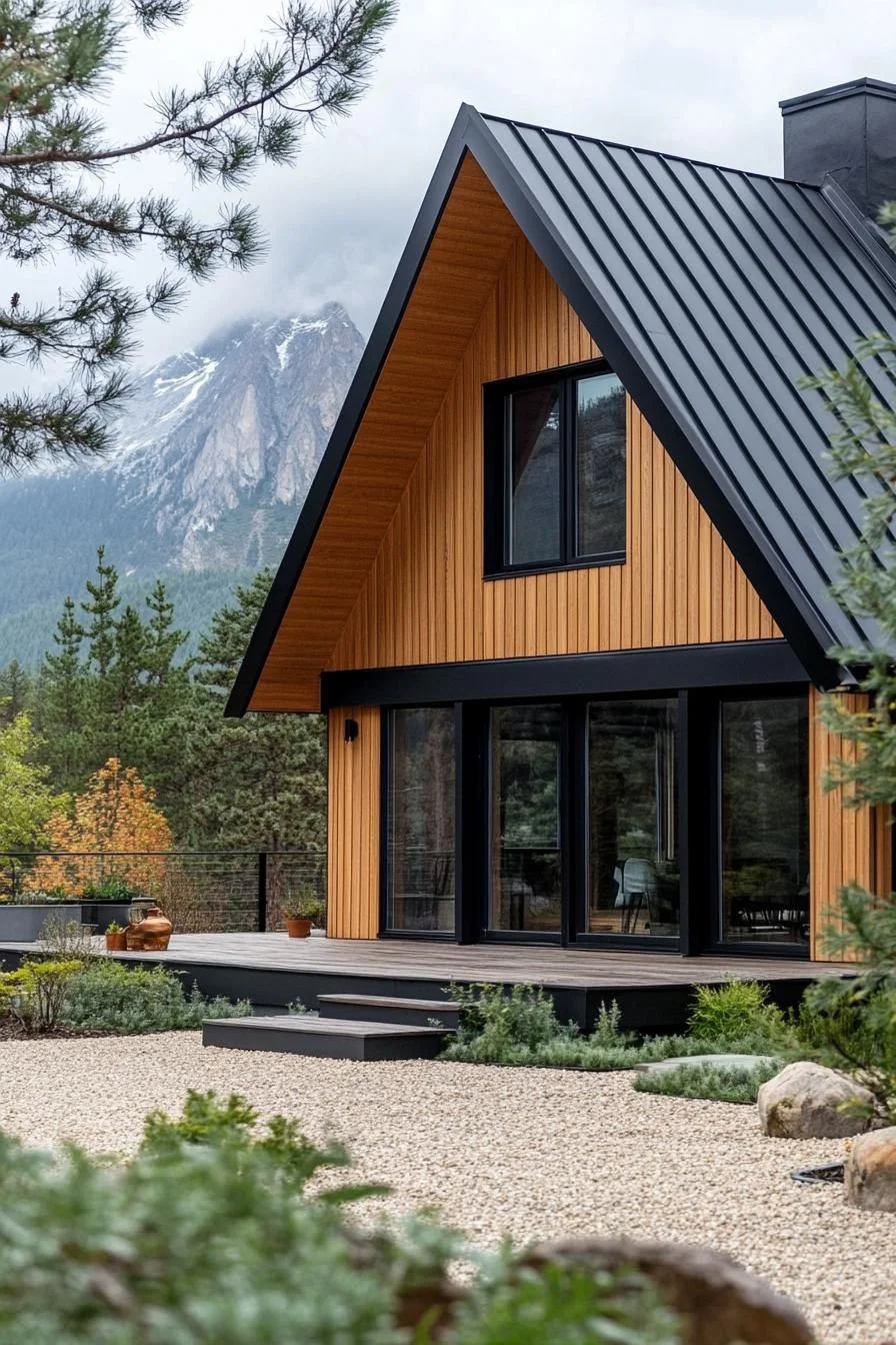 A Sleek Scandinavian Retreat High in the Mountains