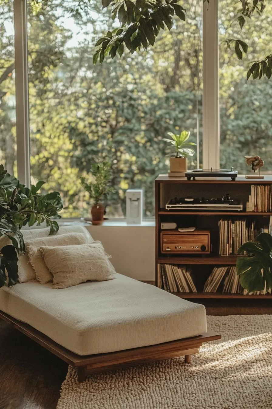 Music-Lover's Mid-Century Lounge