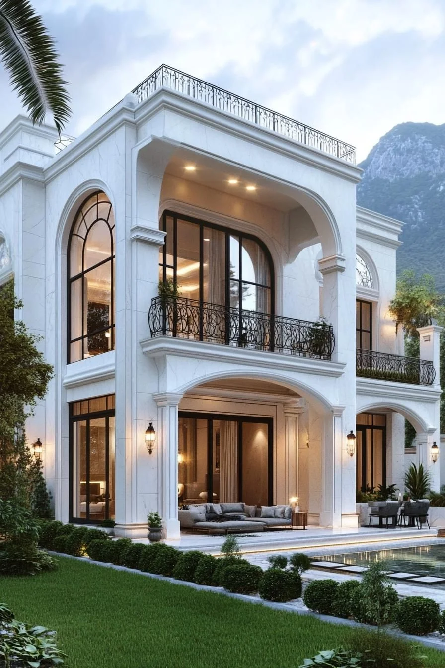 Mansion Featuring Artistic Archways