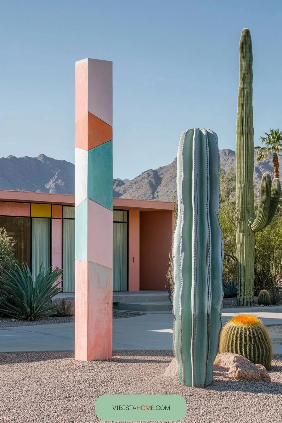 Desert Delight of Cacti and Colors