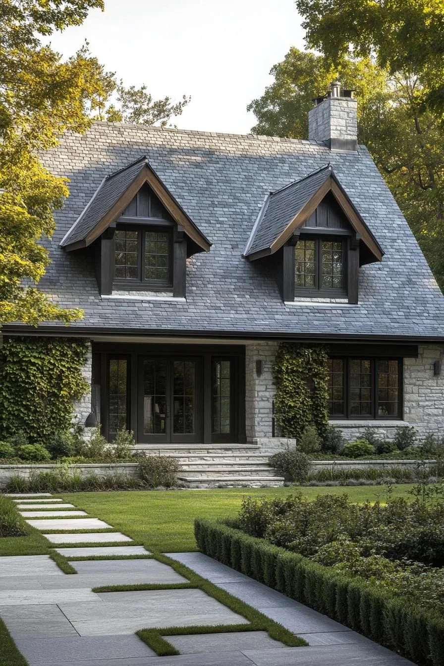 Stone Cottage Tucked in Greenery