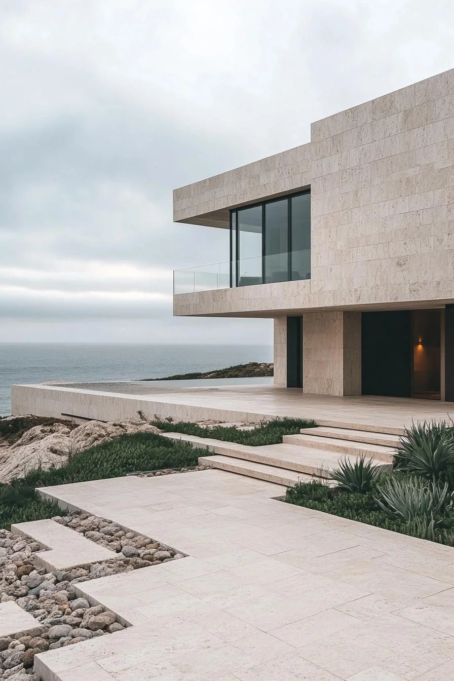 A Limestone Lounge on the Cliffside