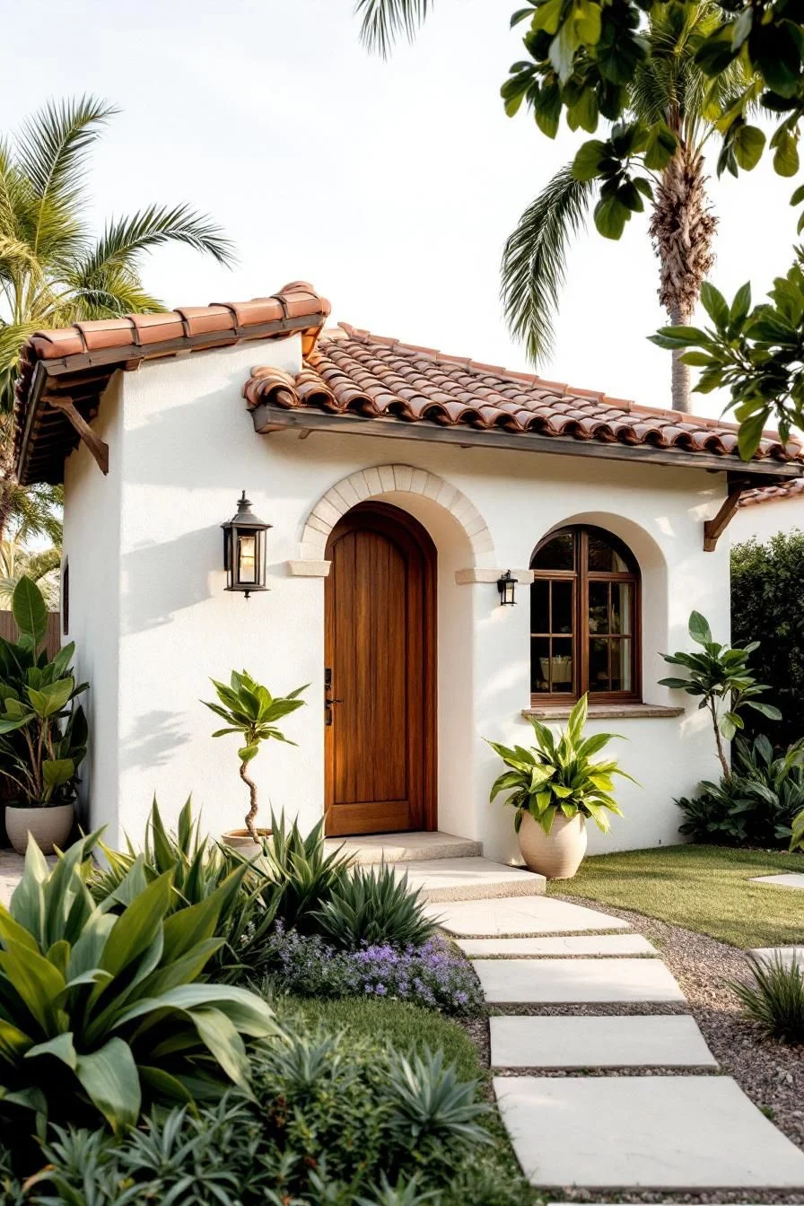 A Terracotta Oasis Beside the Palms