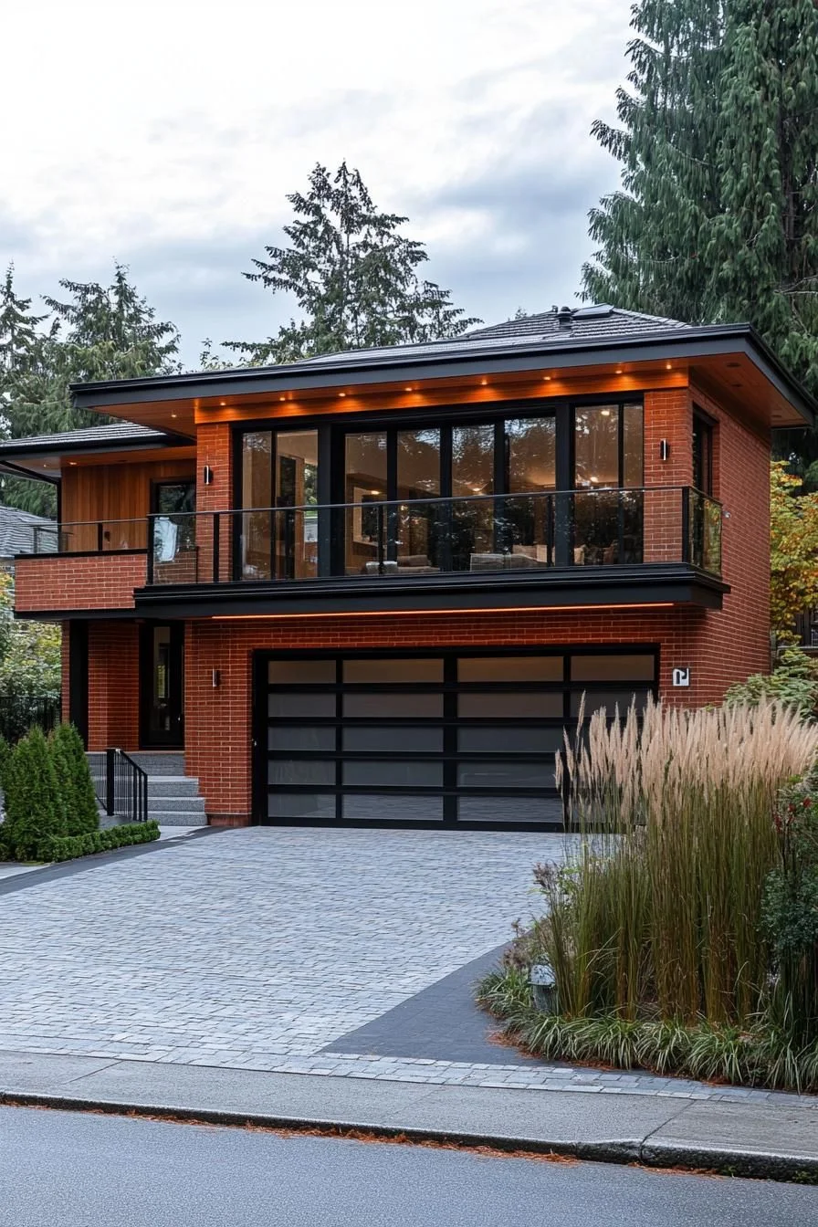A Home With a Brick Facade