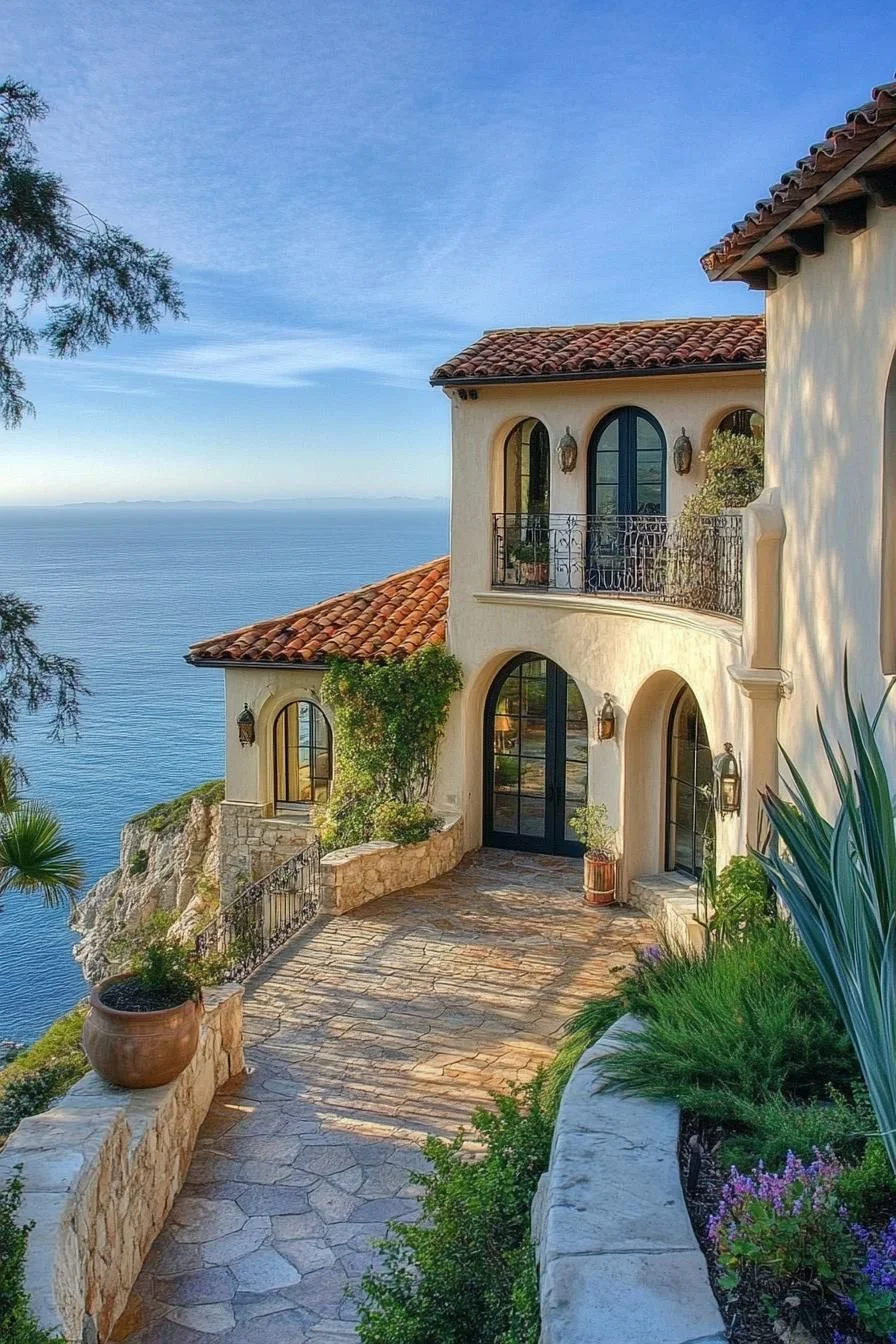 A Clifftop Villa Above the Azure Sea