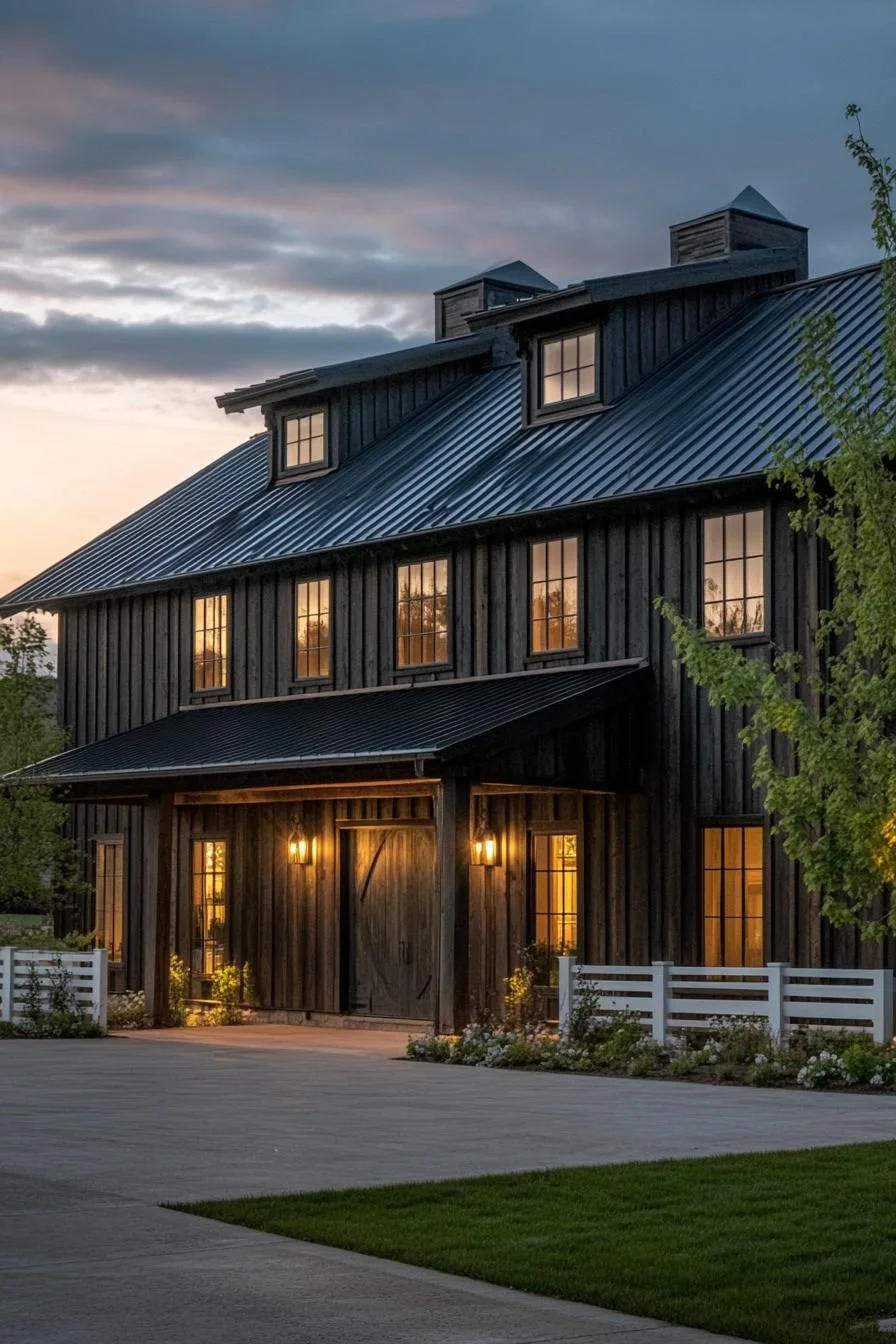 A Quiet Barn House Evening