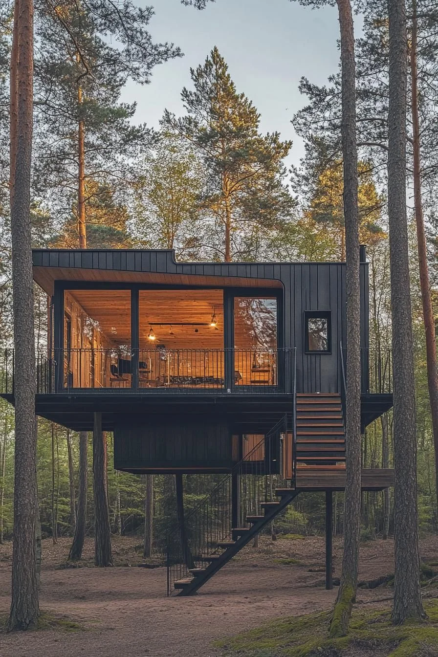 Treehouse-Style Timber Cabin Retreat - photo 3
