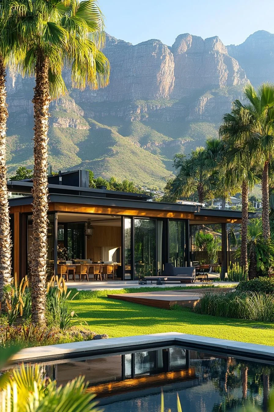 A Modern Oasis With Mountain Views