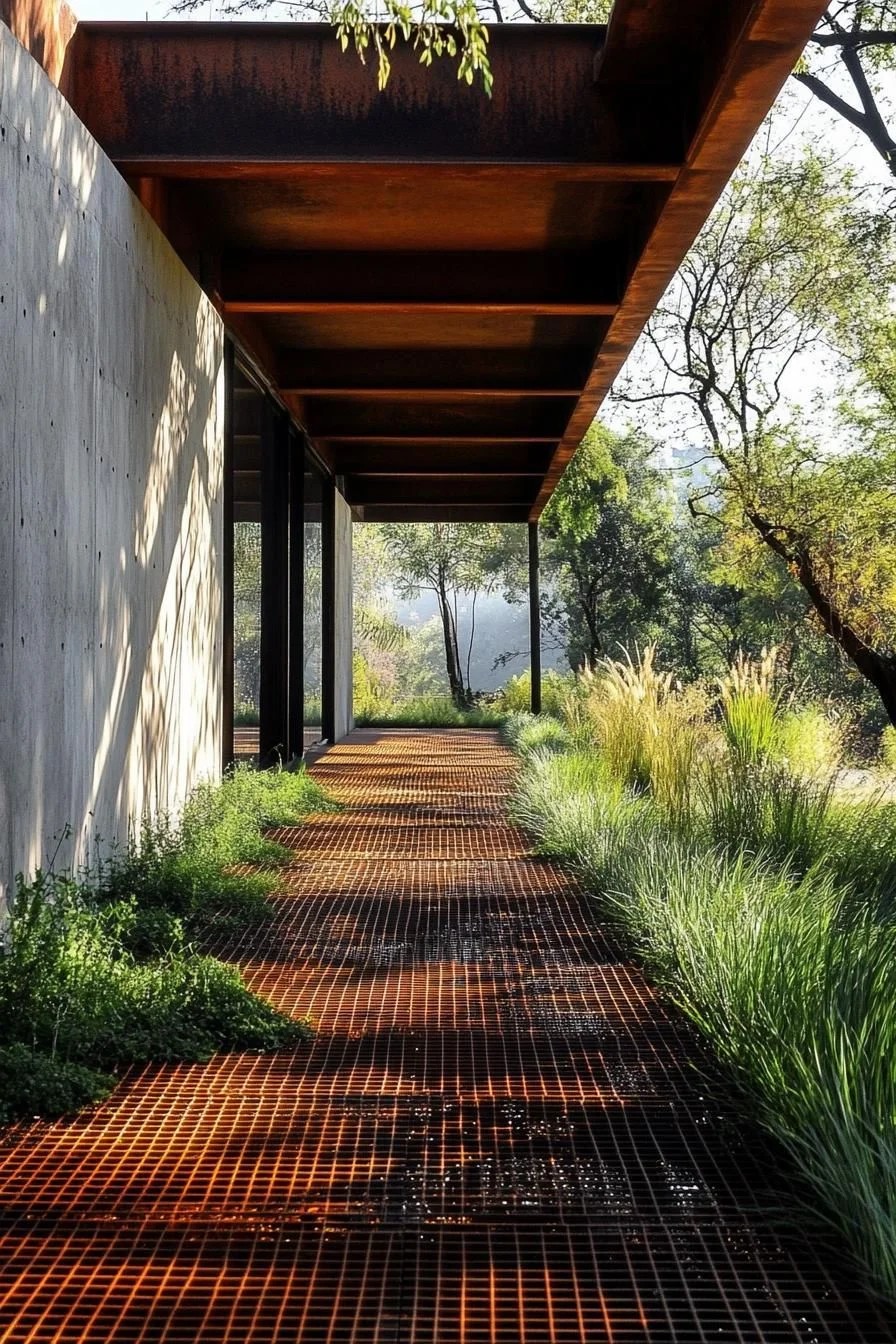 Shaded Path Beneath the Tree Canopy
