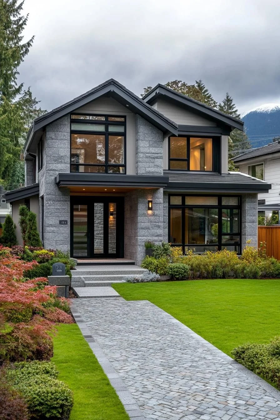 Stone Home with Modern Allure