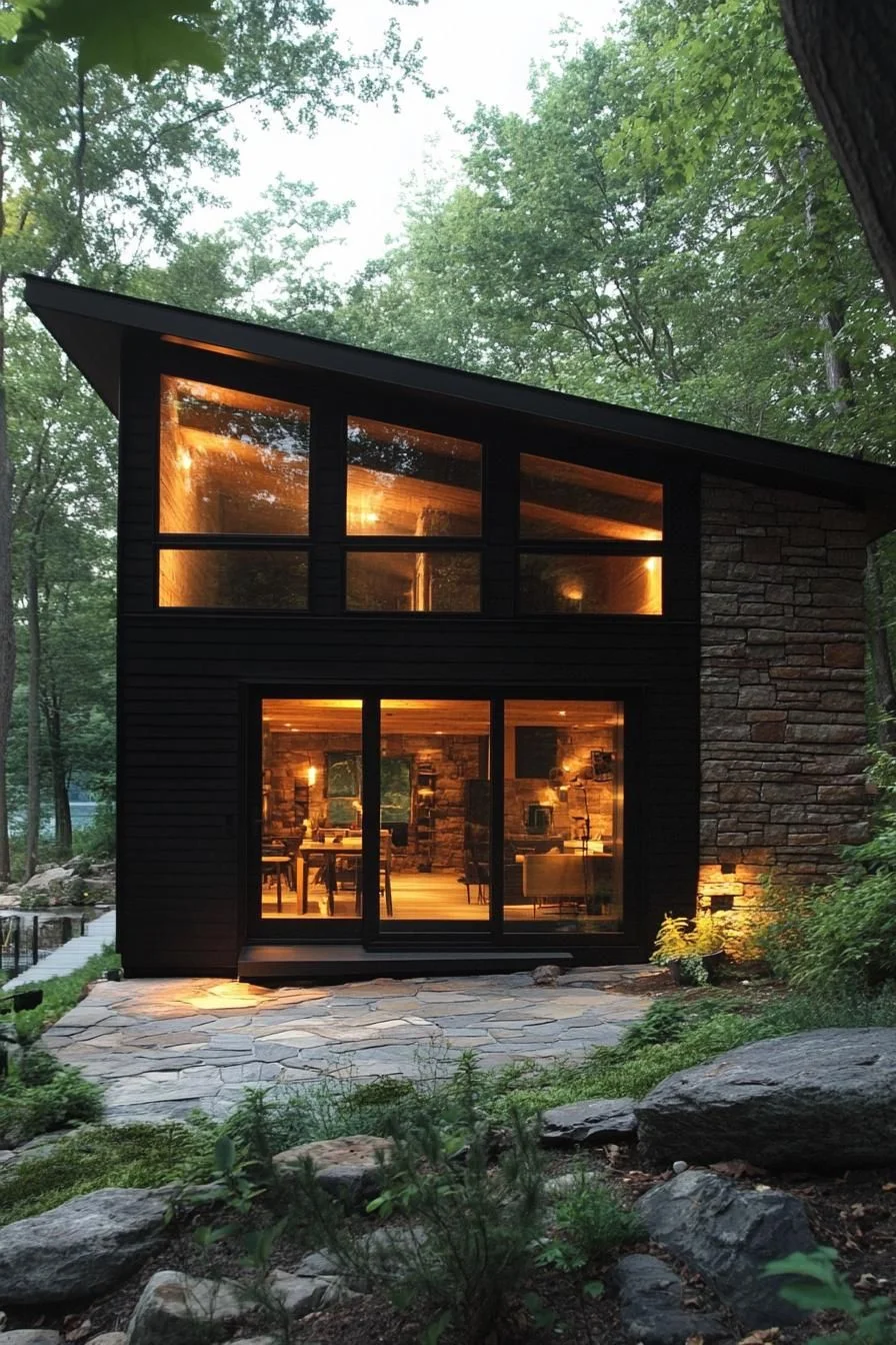 A Serene Retreat in Stone and Glass
