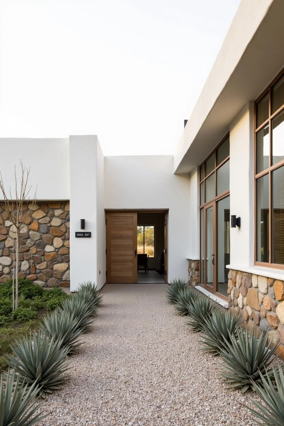 Pebbled Walkway Design Ideas