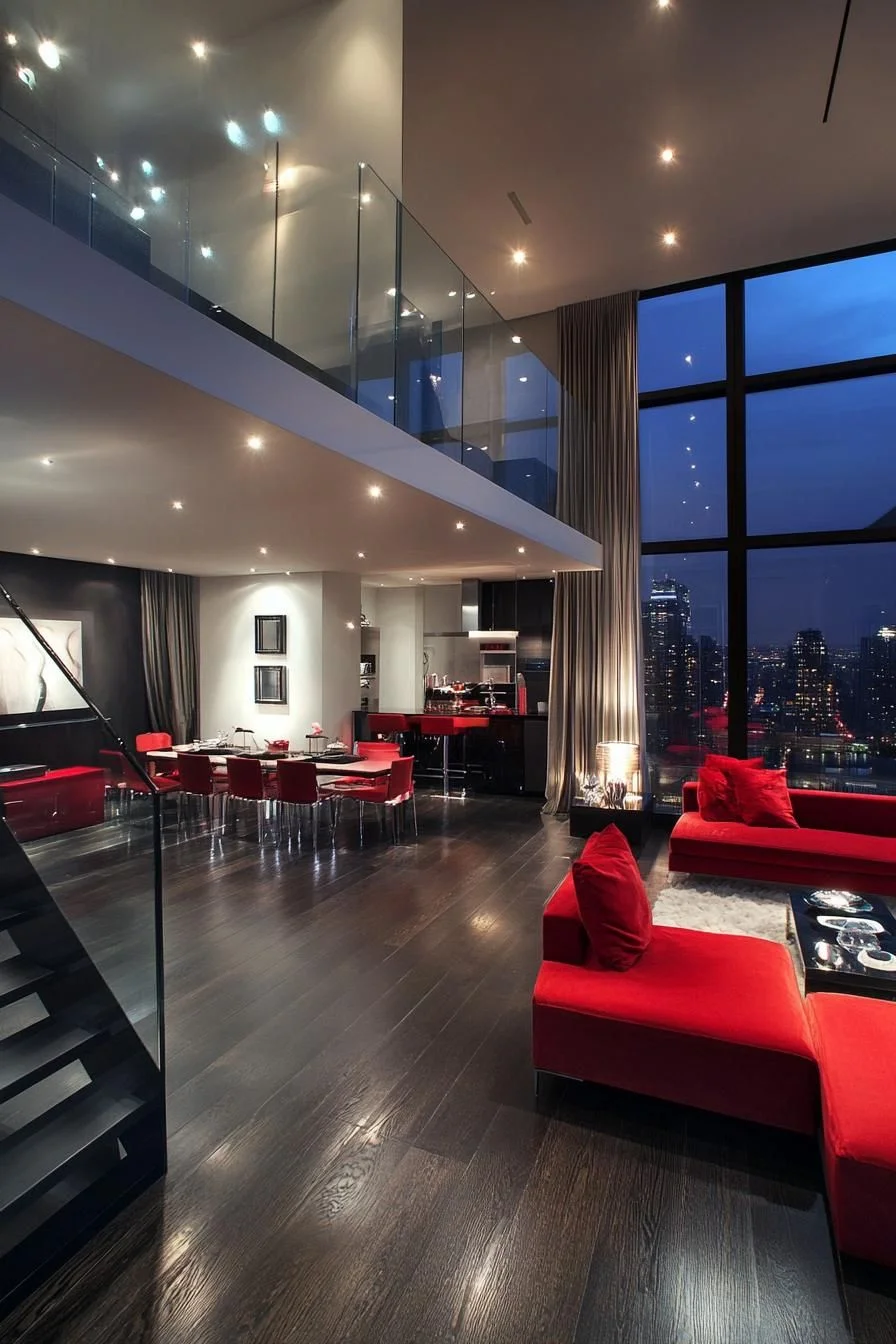 Sleek Elegance in a Luxury Penthouse
