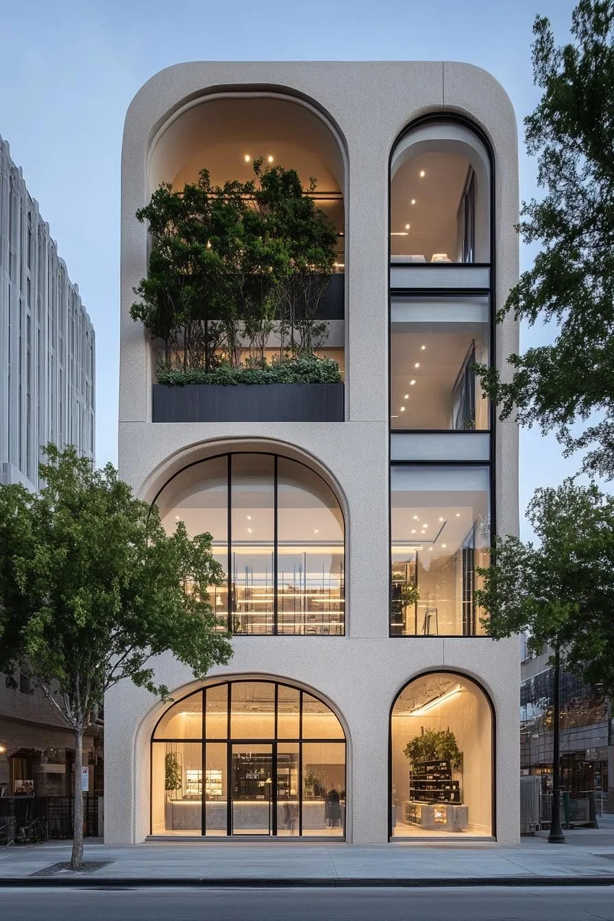 Arched Facades With Urban Character