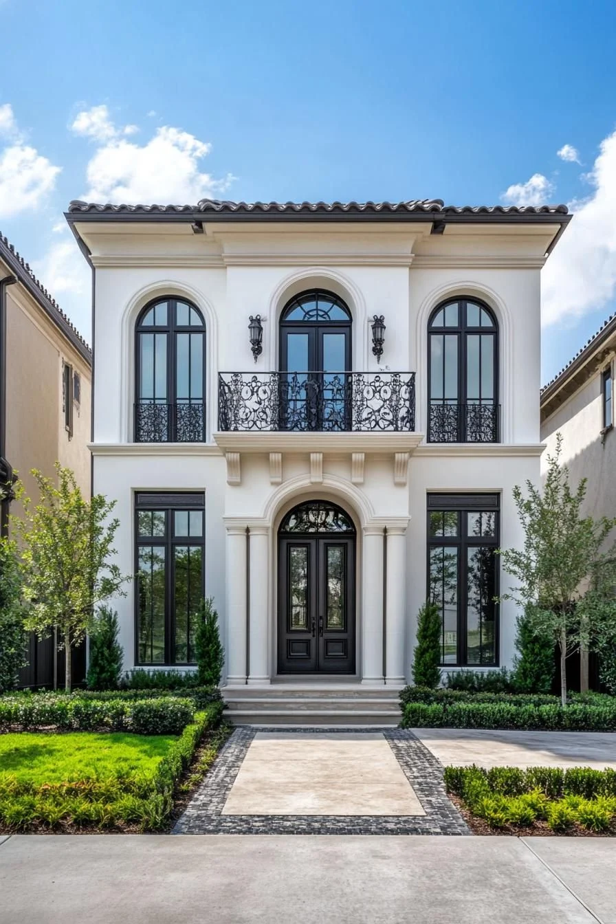 Modern Parisian-Style Suburban Home