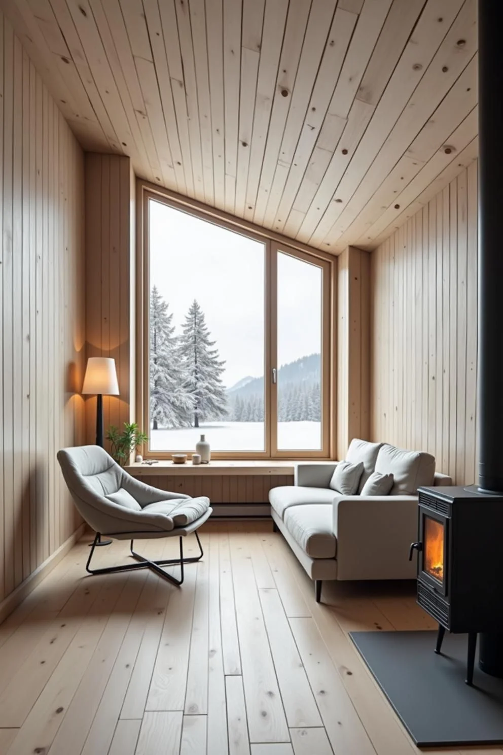 A Snug Winter Retreat with a View